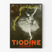 Vintage-Poster Tiodine Cognet Tänzerin inspiriert von Degas