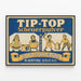 Vintage-Werbeplakat Tip-Top Scheuermittel blitzblank — gerahmtes Bild an der Wand