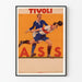 Vintage-Fußball-Poster Tivoli AS Straßburg