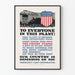 Vintage-Poster zur amerikanischen Industrie mobilisierung