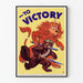 Vintage-Wandposter To Victory - Kanadisches Propagandaposter
