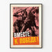 Retro Wandposter Gesamtausblick zum Sieg