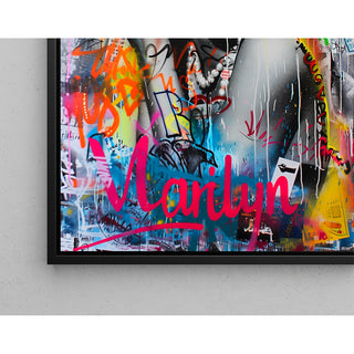 Street Art Gemälde – Ikonische Marilyn