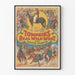 Vintage-Poster Tompkins Real Wild West Wanddekoration