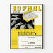 Vintage-Werbeplakat TOPHOL Medikamente für Arthritiker