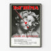 Vintage-Poster Tot'Héma - Originelle Wanddekoration in Schwarz und Rot