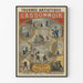 Altes Poster L'Assommoir künstlerische Aufnahme von Émile Zola