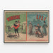 Vintage-Poster Tournees Artistiques Schürmann Niniche und Lili — gerahmtes Bild an der Wand