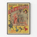 Vintage-Poster Tourneen Saint-Omer - Kopf der Dummkopf