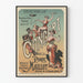 Vintage-Poster Konzert an der Porte Maillot - Retro-Wanddekoration