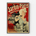 Vintage-Poster Garten von Paris Konzert-Show