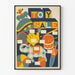 Vintage-Poster Wanddekoration Spielzeugverkauf