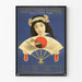 Vintage-Poster Toyo Kisen Kaisha - Frau und japanischer Ventail