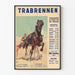 Vintage-Poster zum Trabrennen im Prater 1934