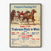 Vintage-Poster Pferderennen Prater 1927 – Reiterwanddekoration