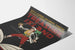 Vintage-Poster Schatzinsel – Wanddekoration Pirat und Offenes Buch