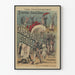 Vintage-Poster Ein Strohhut aus Italien - Wanddekoration Theater