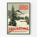 Vintage-Poster Tricalcine Heilung in den Bergen - Retro-Wanddekoration