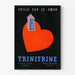 Vintage-Poster Trinitrine wacht über das Herz – Retro-Wanddekoration