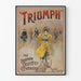 Vintage-Poster Triumph der Venus - Wanddekoration im Retro-Zyklus