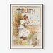 Vintage-Dekorposter „Truth“ weiblich und natur