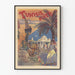 Vintage-Poster Tunesien Winter für Wanddekoration