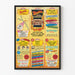 Vintage-Poster Turners Musical Merry-Go-Round - Veranstaltungsprogramm 1985-1986