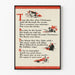 Vintage-Poster 'Twas the Day After Christmas' - Retro-Wanddekoration