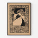 Jugendstil-Poster Zwei maskierte Frauen