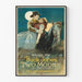 Vintage-Poster Two Moons - Western-Romantik Wanddekoration