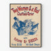Vintage-Poster Zwei Frauen & ein Narr von Gibson