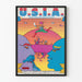 Vintage-Poster USIA von Peter Max – Amerikanische Psychedelische Wanddekoration