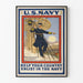 Rekrutierungs-Poster der U.S. Navy – Helfen Sie Ihrem Land, sich bei der U.S. Navy zu melden