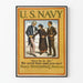 Vintage-Rekrutierungsplakat der U.S. Navy