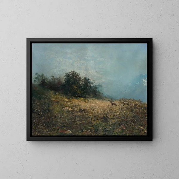 in einer Lichtung - Ludovit Pitthordt — gerahmtes Bild an der Wand