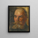 Portrait eines Mannes - Ludovit Pitthordt — gerahmtes Bild an der Wand