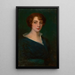 Portrait einer Frau - Ludovit Pitthordt — gerahmtes Bild an der Wand