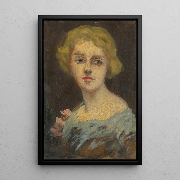 udovt Pitthordt - Portrait of a Woman in SkyBlue Dress.webp