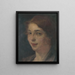 Portrait eines Geschreisenden - Ludovit Pitthordt — gerahmtes Bild an der Wand