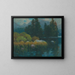 Landschaft - Ludovit Ordok — gerahmtes Bild an der Wand