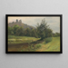 Morgenstimmung unter der Burg von Slanec - Ludovit Ordok — gerahmtes Bild an der Wand