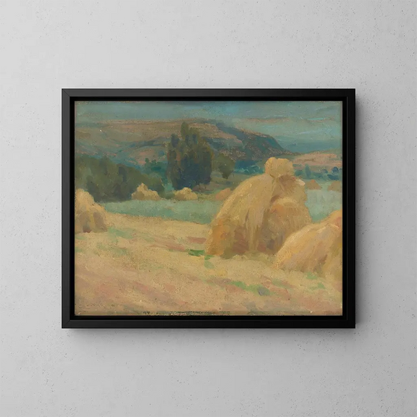 Sommer-Gemälde - Ludovit Ordok — gerahmtes Bild an der Wand