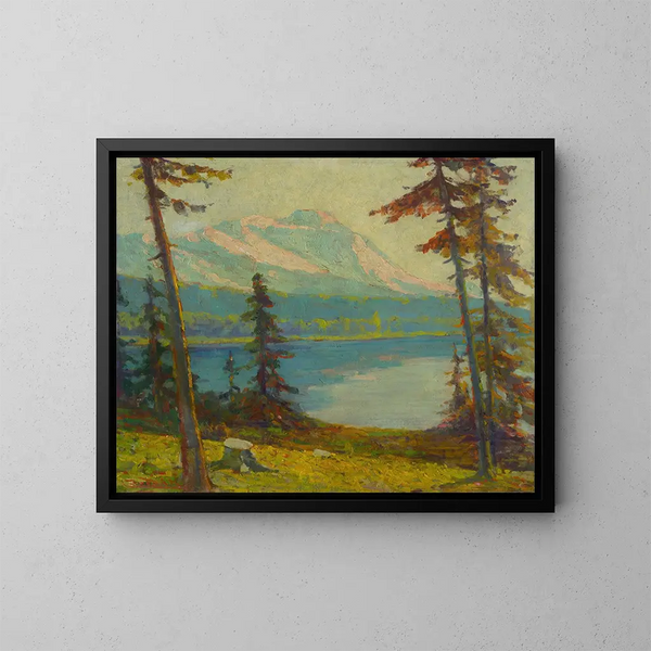 Lac des montagnes Tatra - Ludovit Ordok — gerahmtes Bild an der Wand