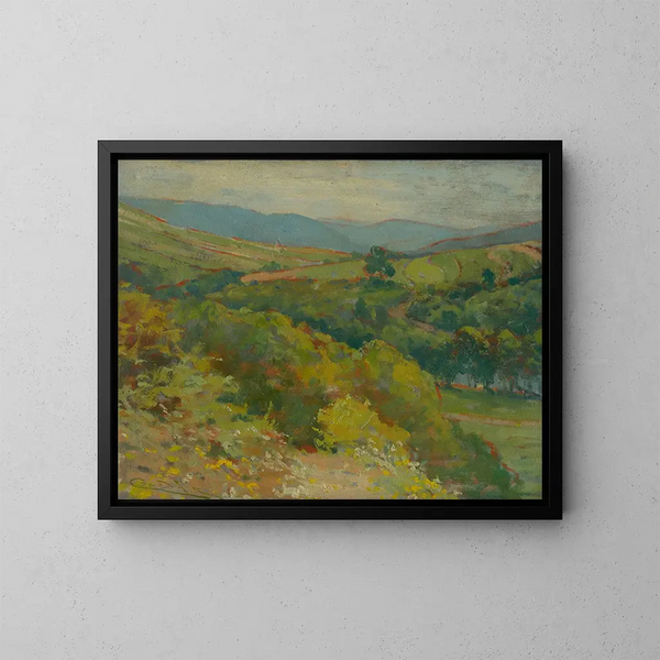 Die Hornd-Tal - Ludovit Ordok — gerahmtes Bild an der Wand