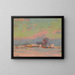 Winterabend - Ludovit Ordok — gerahmtes Bild an der Wand