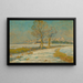 Winterlandschaft unter den Tatras - Ludovit Ordok — gerahmtes Bild an der Wand