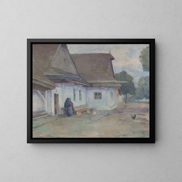 Ästhetisches Gemälde - Ludovit Ordok — gerahmtes Bild an der Wand