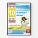 Ukrainisches Poster 10 Fragen zur Verbesserung unseres Viertels - Kulturelle Wanddekoration