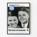 Vintage-Poster Ultraviamine 4 für kindliche Wanddekoration
