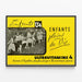 Vintage-Poster Ultraviamine 4 lebensfrohe Kinder — gerahmtes Bild an der Wand